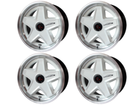 speedART 18 英寸 ATS 风格单体和盖轮组白色。保时捷 964 / 993 / 996 / 997.1 / 986 / 987 / 928